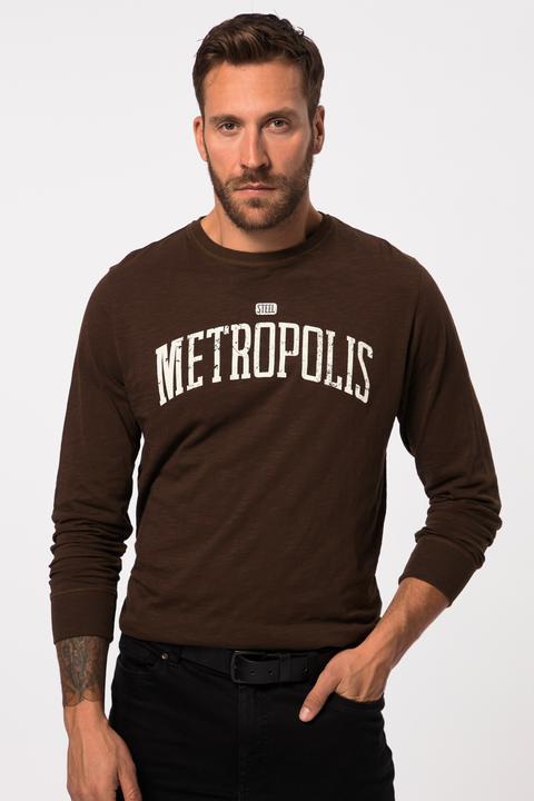 Immagine prodotto JP1880 Langarmshirt, Rundhals, Metropolis Print, Tall (XXL)