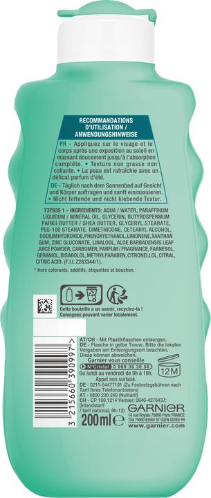 Produktbild Garnier Ambre Solaire After Sun (Lotion, 200 ml)