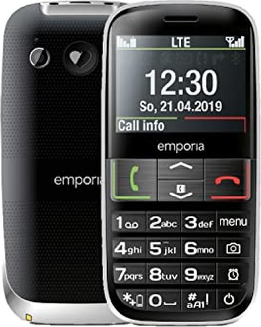 Actual product image Emporia ACTIVE 4G Black 2.3 Easy to use 4G â€“ official version of the UK and Ireland (2.31", 2 Mpx, 4G)