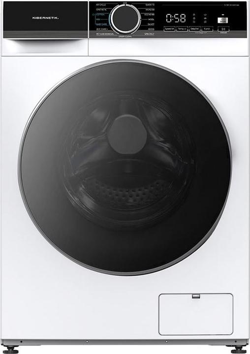 Kibernetik WS404 Waschmaschine 9kg A-10% Klasse Weiss (9 kg, Links)