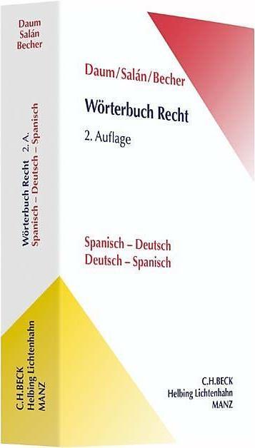 Actual product image Law dictionary (German, 2016)