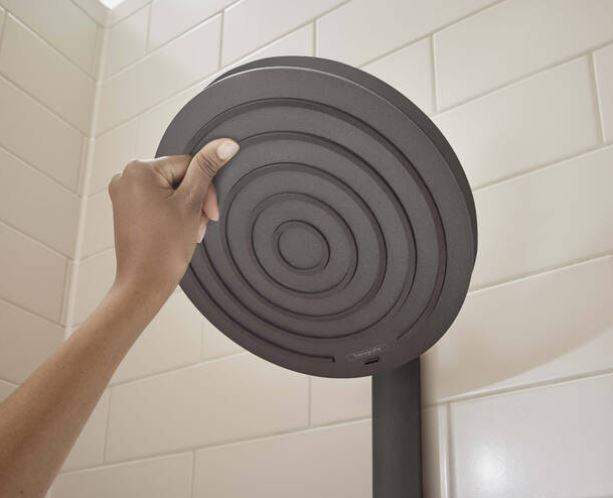 Image du produit hansgrohe Showerpipe 260 2jet avec ShowerTablet Select 400 : couleur - noir mat