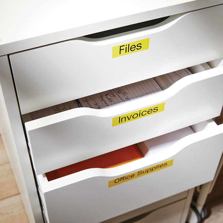 Actual product image Dymo S0720880 Standard tape (1.90 cm, Yellow)