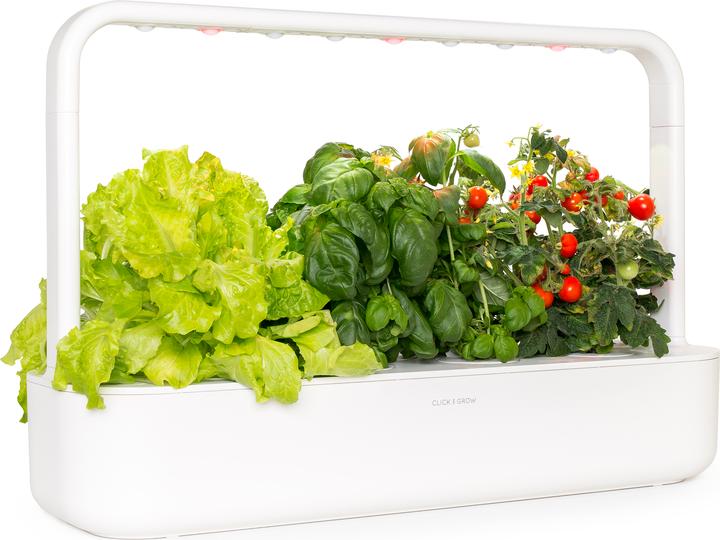 Actual product image Click and Grow Smart Garden 9 Pro Starter kit (Colour: White) (SG9S1UNI-BT) (60.50 x 18.50 x 39.50 cm)