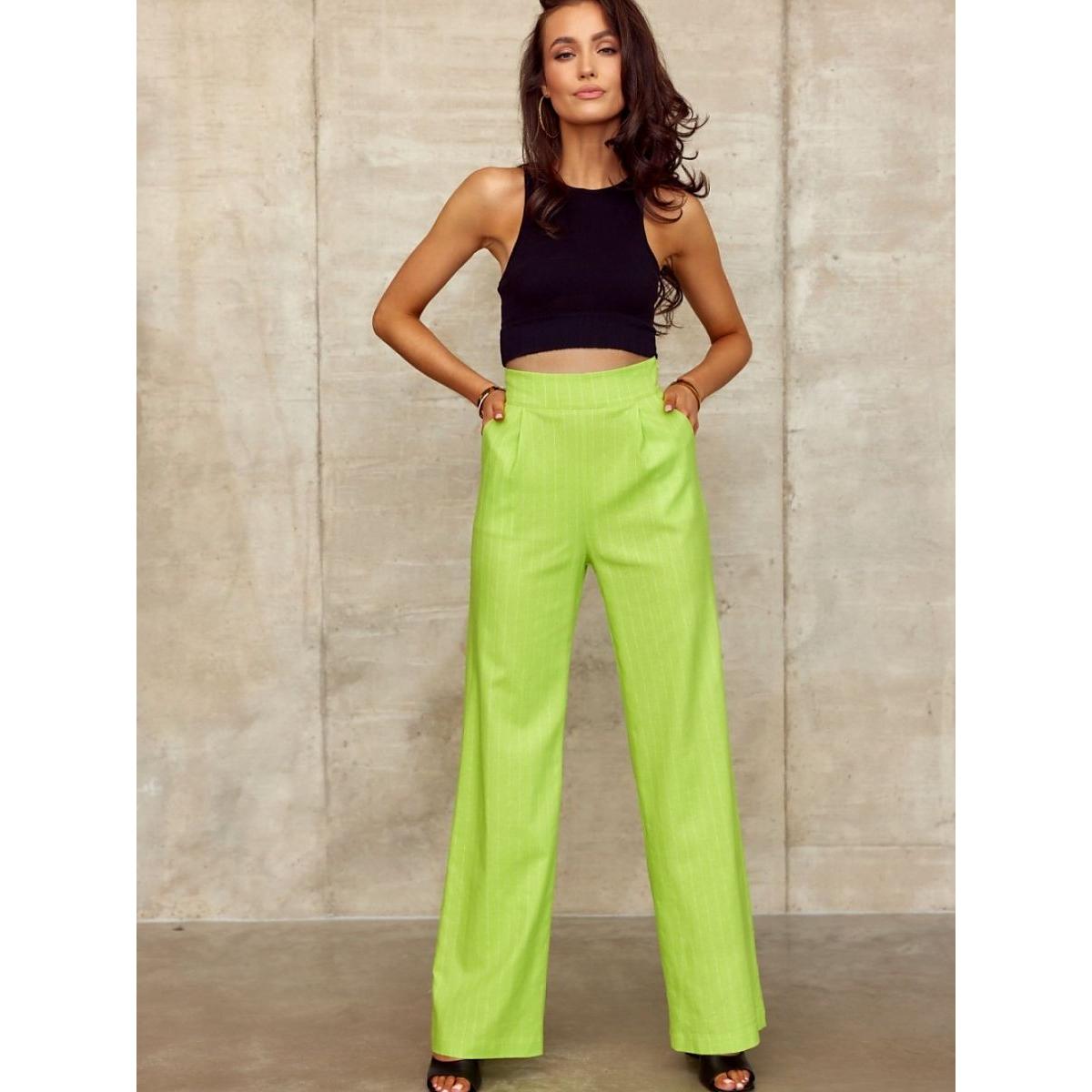 Roco Fashion, Damen, Hosen, Damen Hose, Grün, (34)