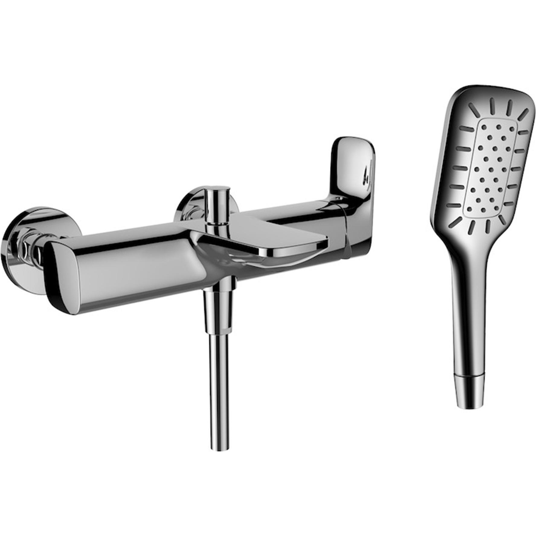 Laufen, Badarmatur, CityPlus Bademischer, Aufputz, 2 Verbraucher, Komplettset, HF905360100600