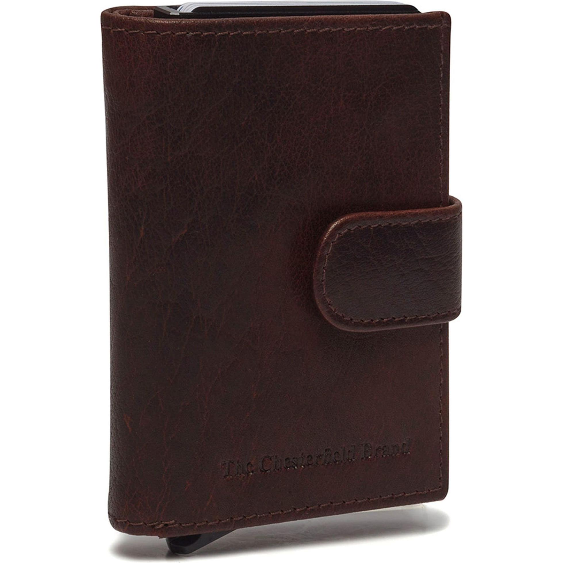 The Chesterfield Brand, Herren, Portemonnaie, Hannover Geldbörse RFID Schutz Leder 7 cm, Braun