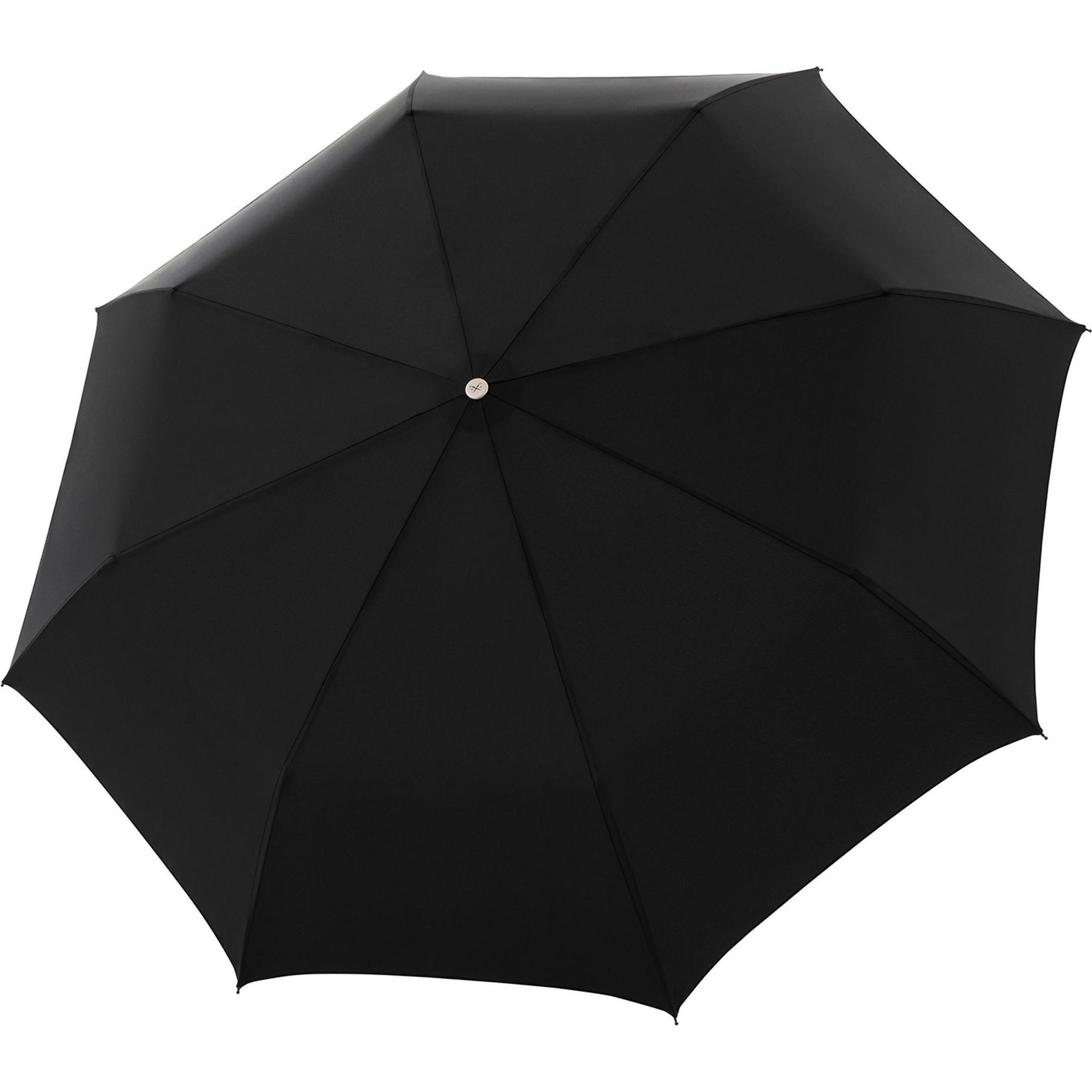 Doppler Manufaktur, Regenschirm, Bellino Taschenschirm 29 cm, Schwarz