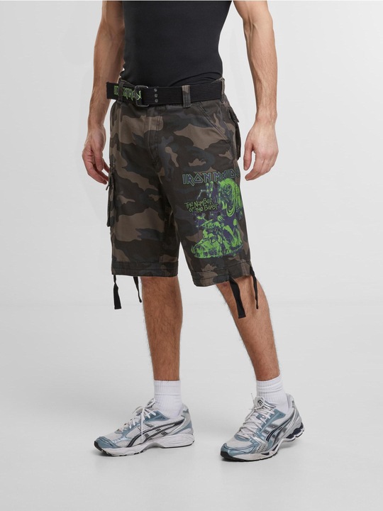 Image du produit Brandit Iron Maiden Savage Shorts The Number of The Beast - 188301 (L)