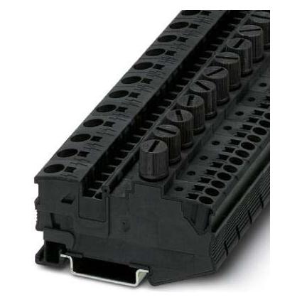 Phoenix DT 6/2,5-DREHSI-EX (5X20) 3073979 Zekering doorvoer terminal 0,50 mm² 6 mm² Zwart 10 stuks., Kabels + Stekkers, Zwart