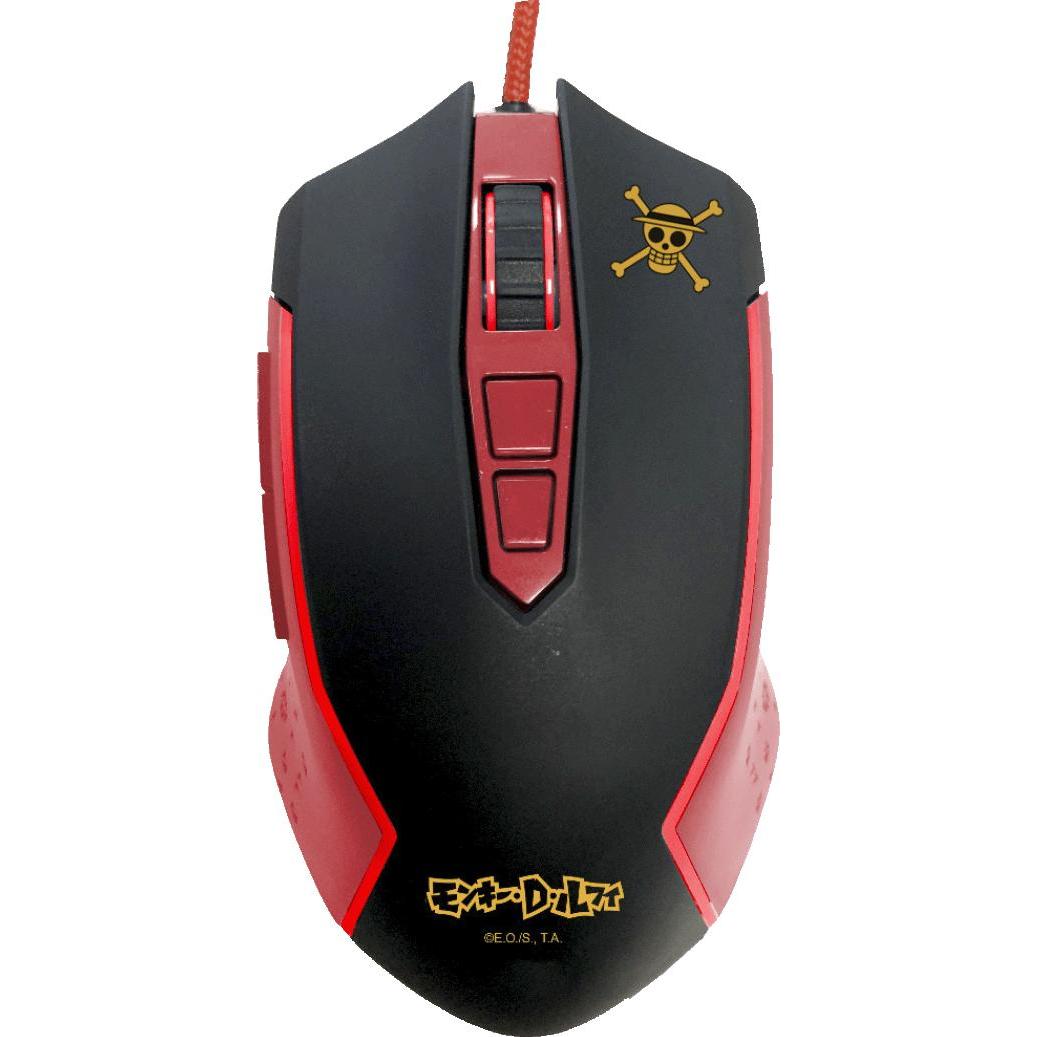 Blade Gaming Maus - One Piece Luffy (Kabelgebunden), Maus, Schwarz, Gelb, Rot
