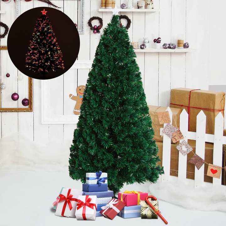 Produktbild Homcom Weihnachtsbaum inklusive Metallständer (150 cm)