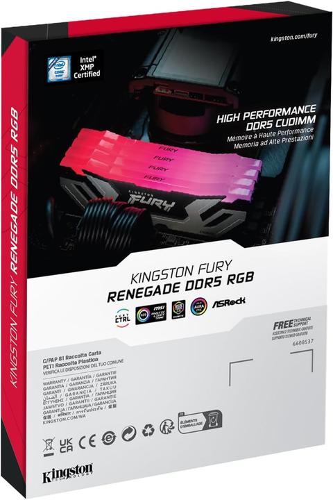 Produktbild Kingston FURY Renegade RGB (2 x 24GB, 8400 MHz, DDR5-RAM, DIMM)