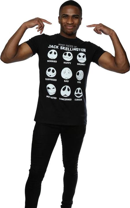 Immagine prodotto Disney Nightmare Before Christmas Many Faces Of Jack Maglietta Uomo (3XL)