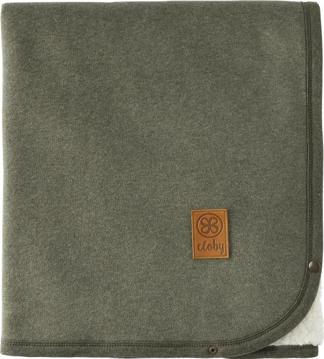 Produktbild Cloby Teddy Decke Blanket Forest Green (95 x 75 cm)