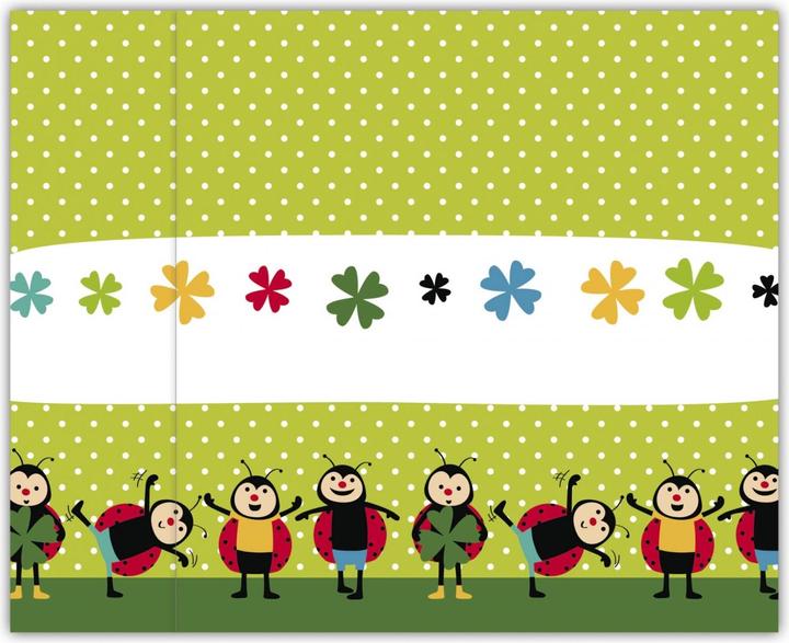 Actual product image Daiber 1x25 Ladybug 13x18 children portrait folders (18 x 13 cm)