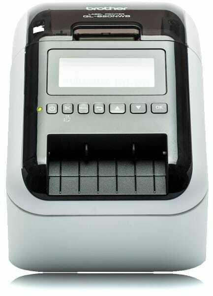 Produktbild Brother QL-820NWBcVM inkl. 3 Etikettenrollen (300 dpi)