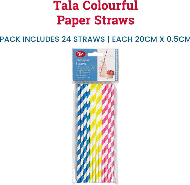 Actual product image Tala Straws (24 x)