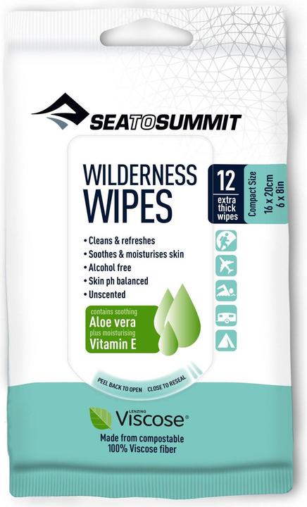 Actual product image Sea To Summit Wilderness Wipes Moisturizing Wipes
