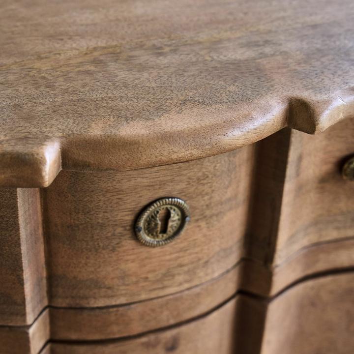 Produktbild Loberon Kommode Aiguillon braun (63 x 49 x 129 cm)