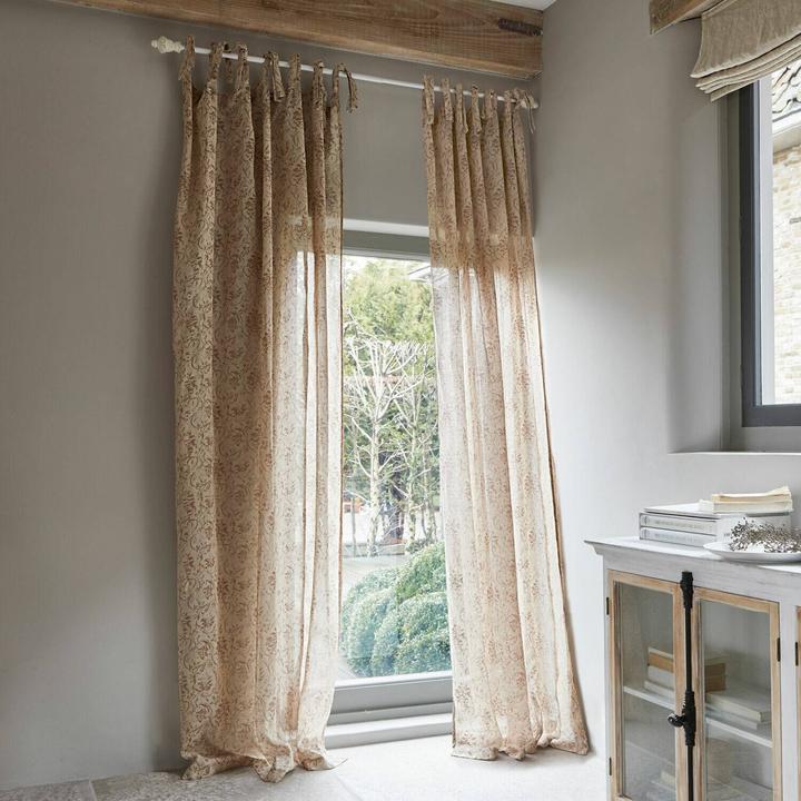 Produktbild Loberon Gardine Jennings beige/braun (250 x 140 cm)