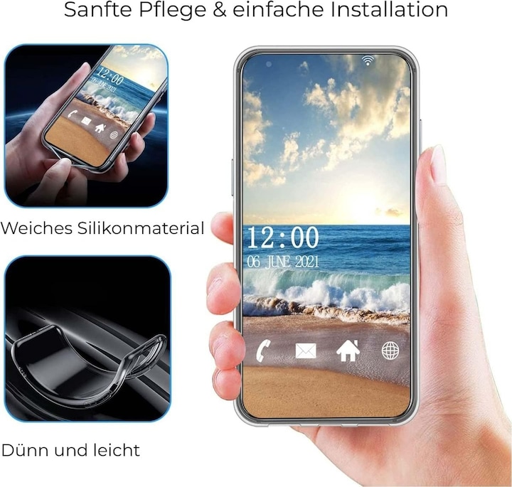 Actual product image König Design Case Mobile Protection for Motorola Edge 30 Pro Case Cover Bag Bumper Cases TPU (Motorola Moto Edge 30 Pro)
