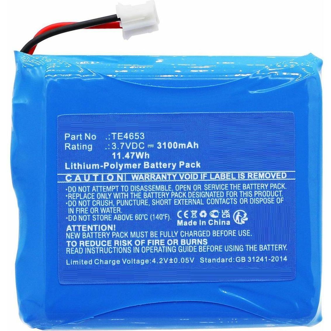 CoreParts Battery 3.7V 3100mAh 11.47Wh (1 Stk., 3100 mAh), Batterien + Akkus