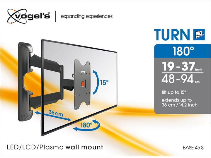 Actual product image Vogels Base 45 S (Wall, 43", 20 kg)