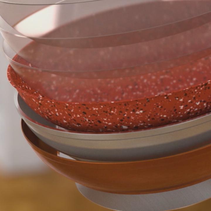 Produktbild Livington Copper & Stone Pan (25 cm, Bratpfanne, Kupfer, Aluminium, Stahl)