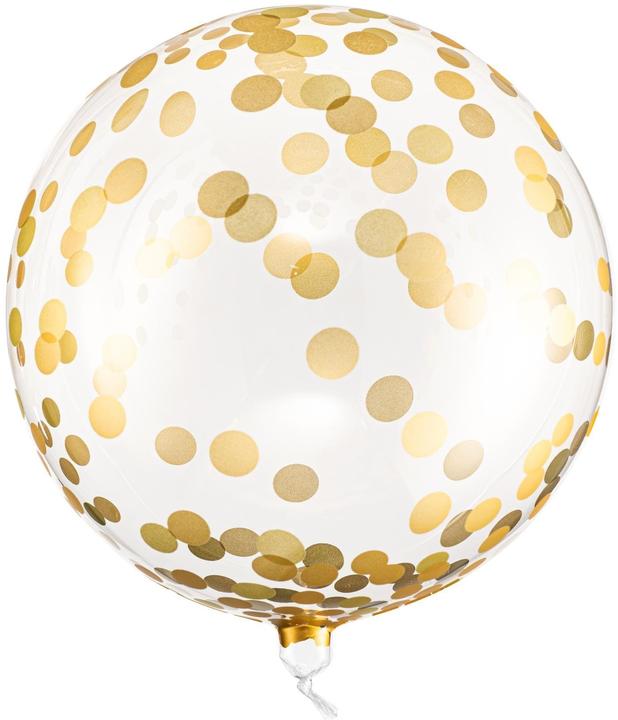 Produktbild Partydeco Sphärenballon - Erbse Gold 40cm (1 x)