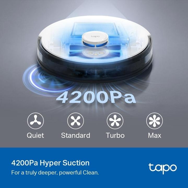 Actual product image TP-Link Tapo RV30C Mop Robot vacuum cleaner mop (4200 Pa)