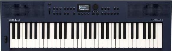 Roland Keyboard GO:Keys3 Midnight Blue mit Keyboardständer (61 Tasten)