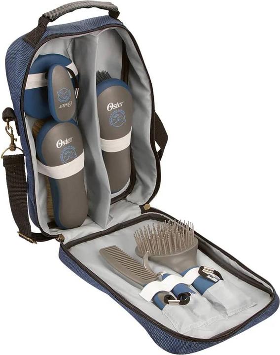 Kerbl Oster horse care set blue 7 pieces