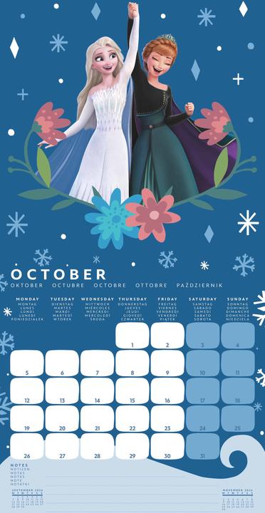 Image du produit Pyramid Disney Frozen Square Calendar 2026 30x30 (Spécial)