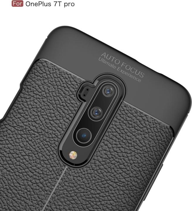 Actual product image Screenguard OnePlus 7T Pro Sleeve Leather Design TPU Cover (OnePlus 7T Pro)