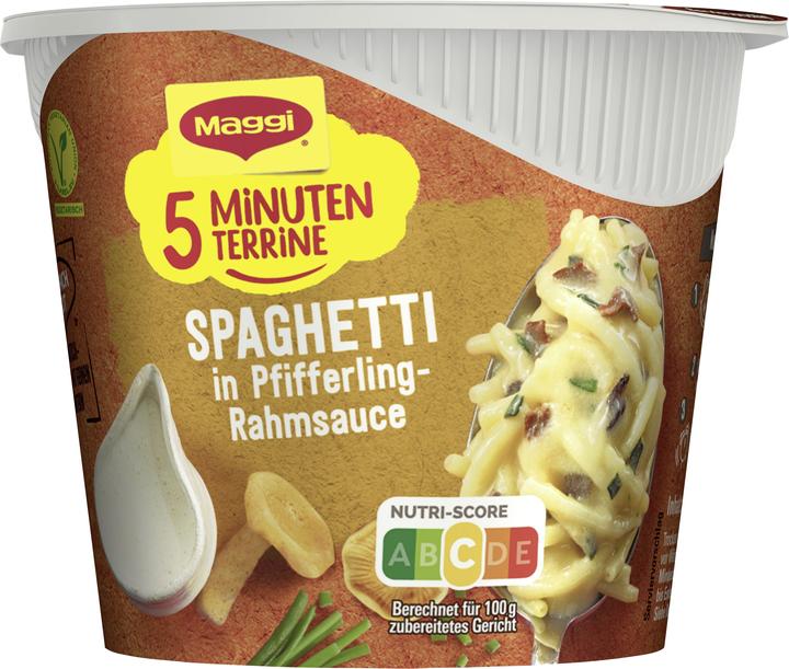 Actual product image Maggi 5 MINUTES TERRINE Spaghetti Chanterelle cream sauce (54 g)