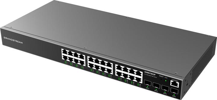 Immagine prodotto Grandstream GWN7803, Switch gestito, 24 porte Gigabit, 4x SFP, livello L2