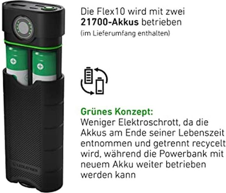 Produktbild Ledlenser Flex 10 (9000 mAh, 9 W, 33.30 Wh)