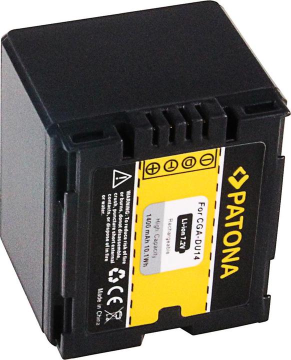 Produktbild Patona Akku f. Panasonic NV-GS250 NV-GS150 NV-GS140 NV-GS75 CGA-DU14
