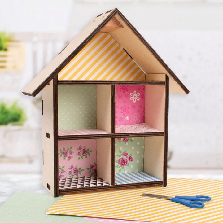 Produktbild Playbox Bastelset Holzhaus