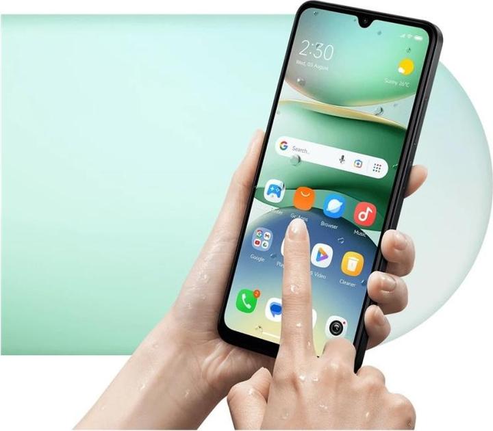 Actual product image Xiaomi Redmi A5 4G (128 GB, Midnight Black, 6.88", Dual SIM, 4G)