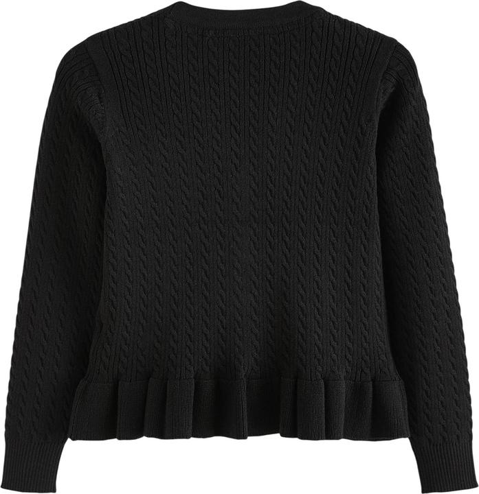 Produktbild Clarks Strickjacke Mädchen Rüschen Mit Zopfmuster Schule (134)