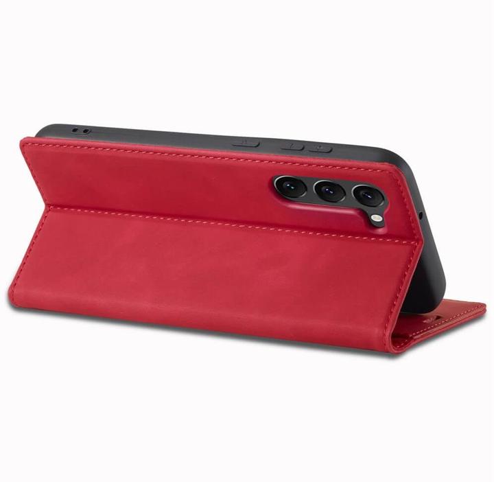Produktbild Cover-Discount Galaxy S23 - Stand Flip Case Hülle rot (Samsung Galaxy S23)