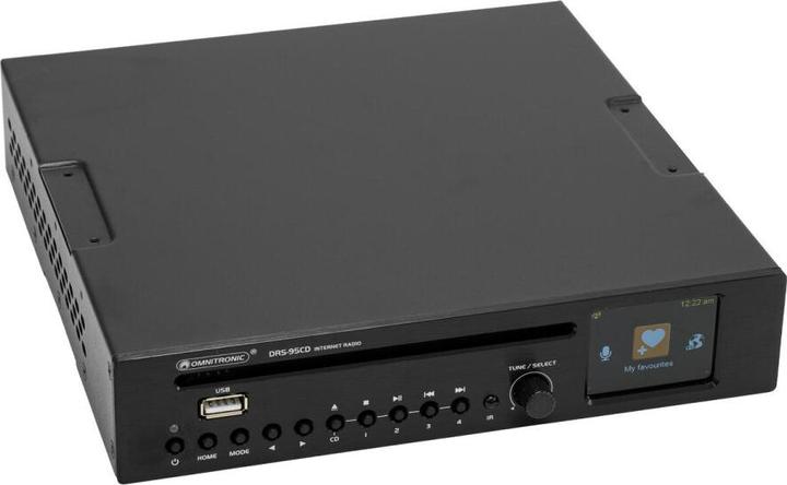 Produktbild Omnitronic DRS-95CD Internetradio mit DAB+, Bluetooth und CD-Player (DAB+, FM, Bluetooth, WLAN)