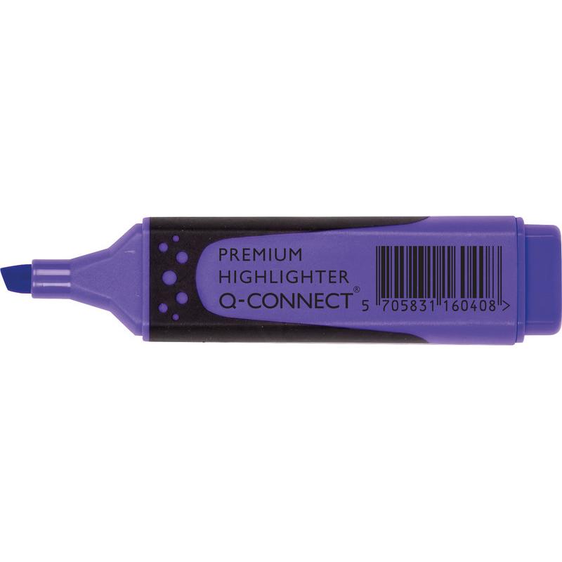 Q-Connect, Marker, Textmarker Premium (Violett, 2 mm, 1 x)