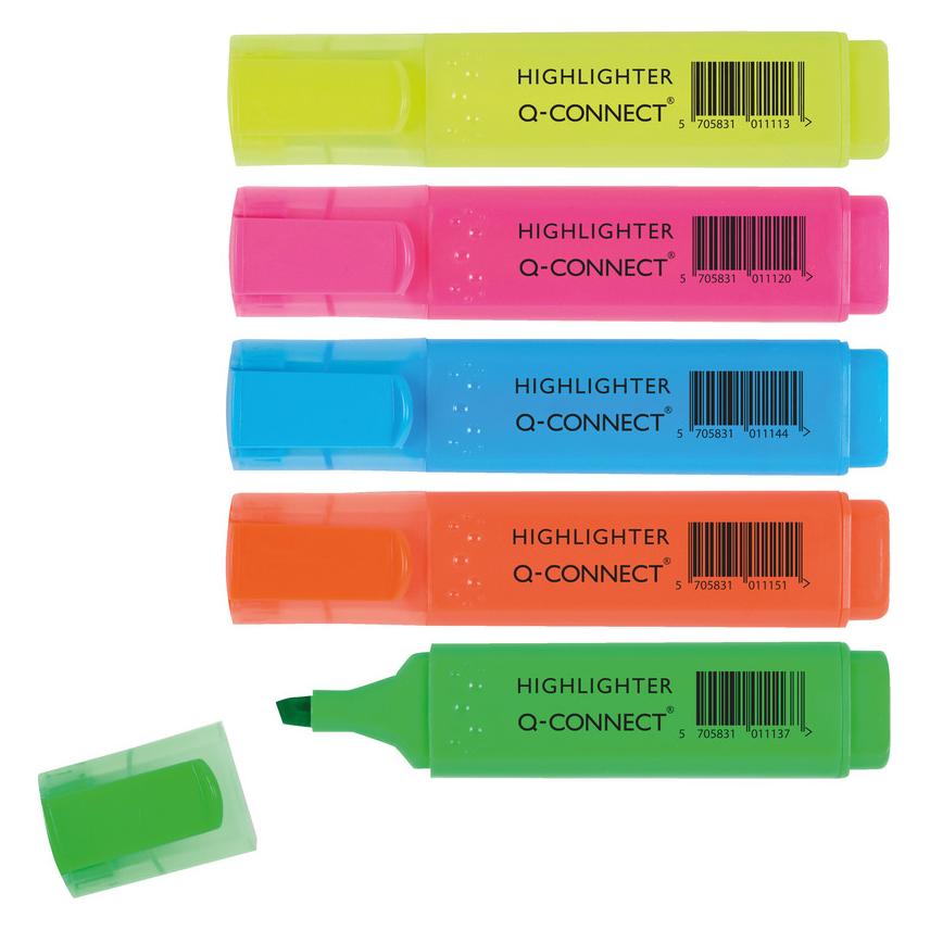 Gelb/Grün/Orange 4 Textmarker Im Etui - Bild 3