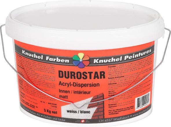 Knuchel Durostar acrylic 5kg, matt natural white (Signal white)