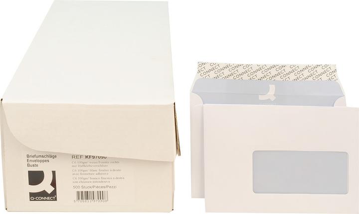 Produktbild Q-Connect Briefumschläge in Bürogrosspackung (C6, 500 x)