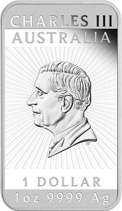 Produktbild The Perth Mint Silber Dragon Rectangle 1 oz PP - 2025 (2026)