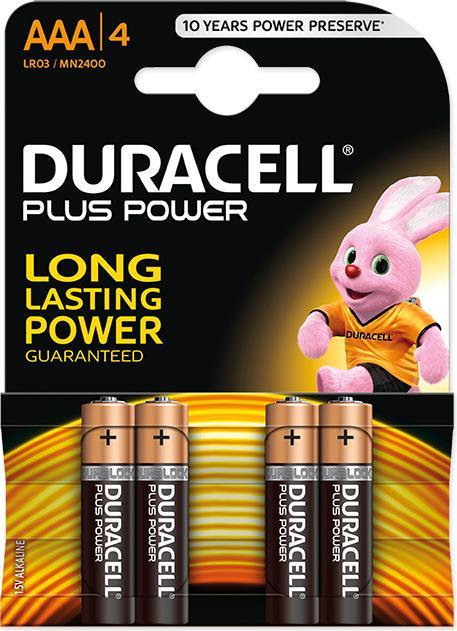 Actual product image Duracell Plus (4 pcs., AAA, 1175 mAh)